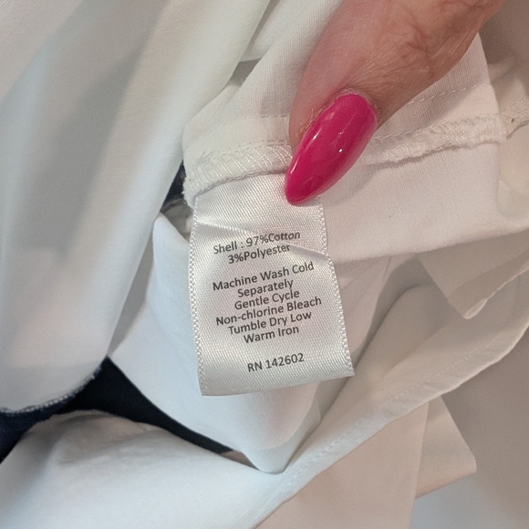 Sail to Sable Navy and White Midi Dress - Picture 6 of 9